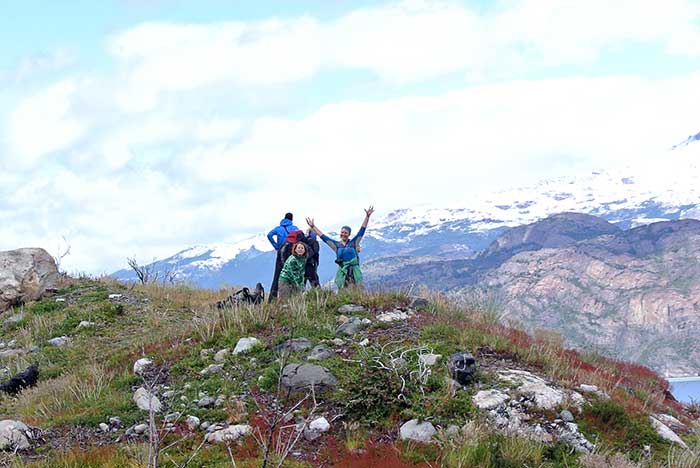 Die Trekkingfamilie wartet auf uns... :-)